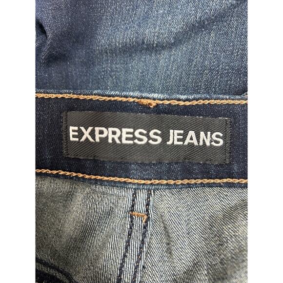 Express Women's Jeans Size 2R High Rise Legging Blue Stretch Skinny Leg Denim - Picture 7 of 14